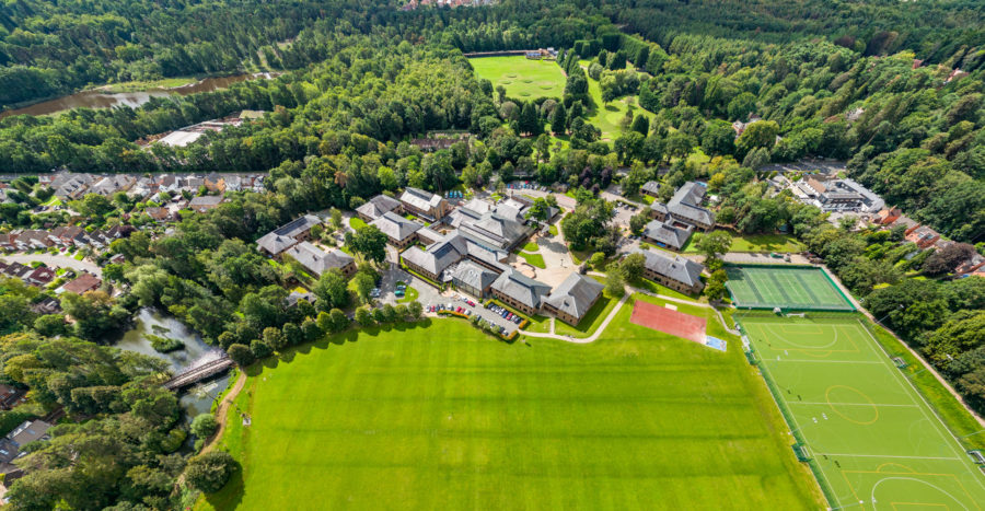 ascot aerial shot